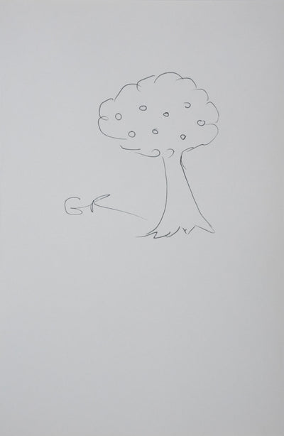 Autographe original de Gilles RAGACHE (photo de détail 3) - Crédit photo : Galerie Art.Paris