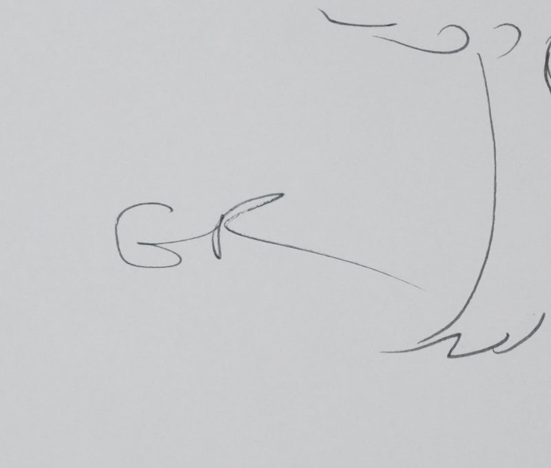 Autographe original de Gilles RAGACHE (photo de détail 2) - Crédit photo : Galerie Art.Paris