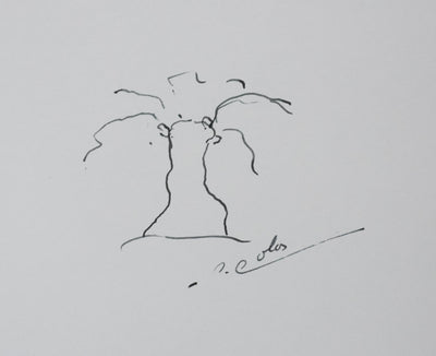 Autographe original de Raymond COLAS (vue générale) - Crédit photo : Galerie Art.Paris