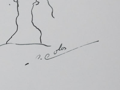 Autographe original de Raymond COLAS (photo de détail 2) - Crédit photo : Galerie Art.Paris