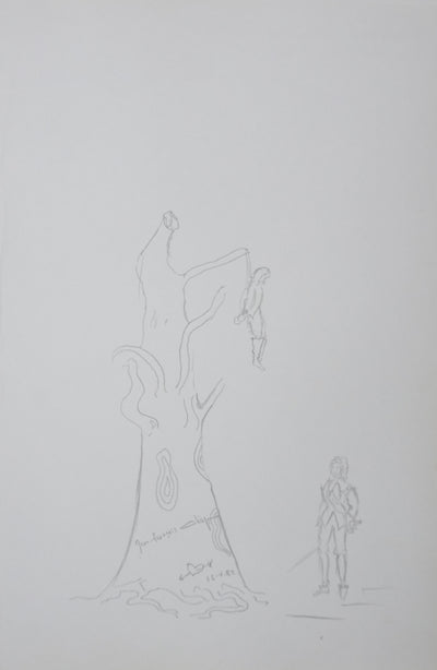 Autographe original de Jean François CHIAPPE (vue générale) - Crédit photo : Galerie Art.Paris