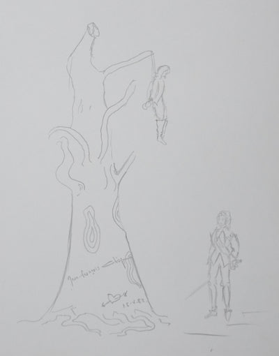 Autographe original de Jean François CHIAPPE (photo de détail 2) - Crédit photo : Galerie Art.Paris