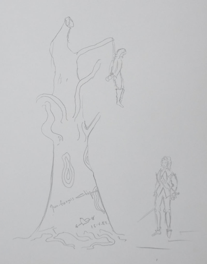 Autographe original de Jean François CHIAPPE (photo de détail 2) - Crédit photo : Galerie Art.Paris