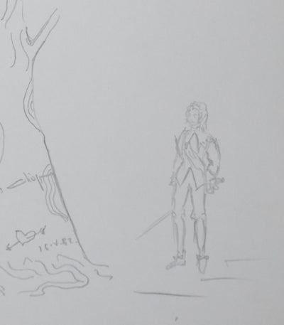 Autographe original de Jean François CHIAPPE (photo de détail 3) - Crédit photo : Galerie Art.Paris