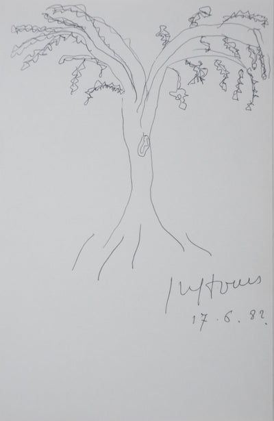 Autographe original de Madeleine HOURS (vue générale) - Crédit photo : Galerie Art.Paris