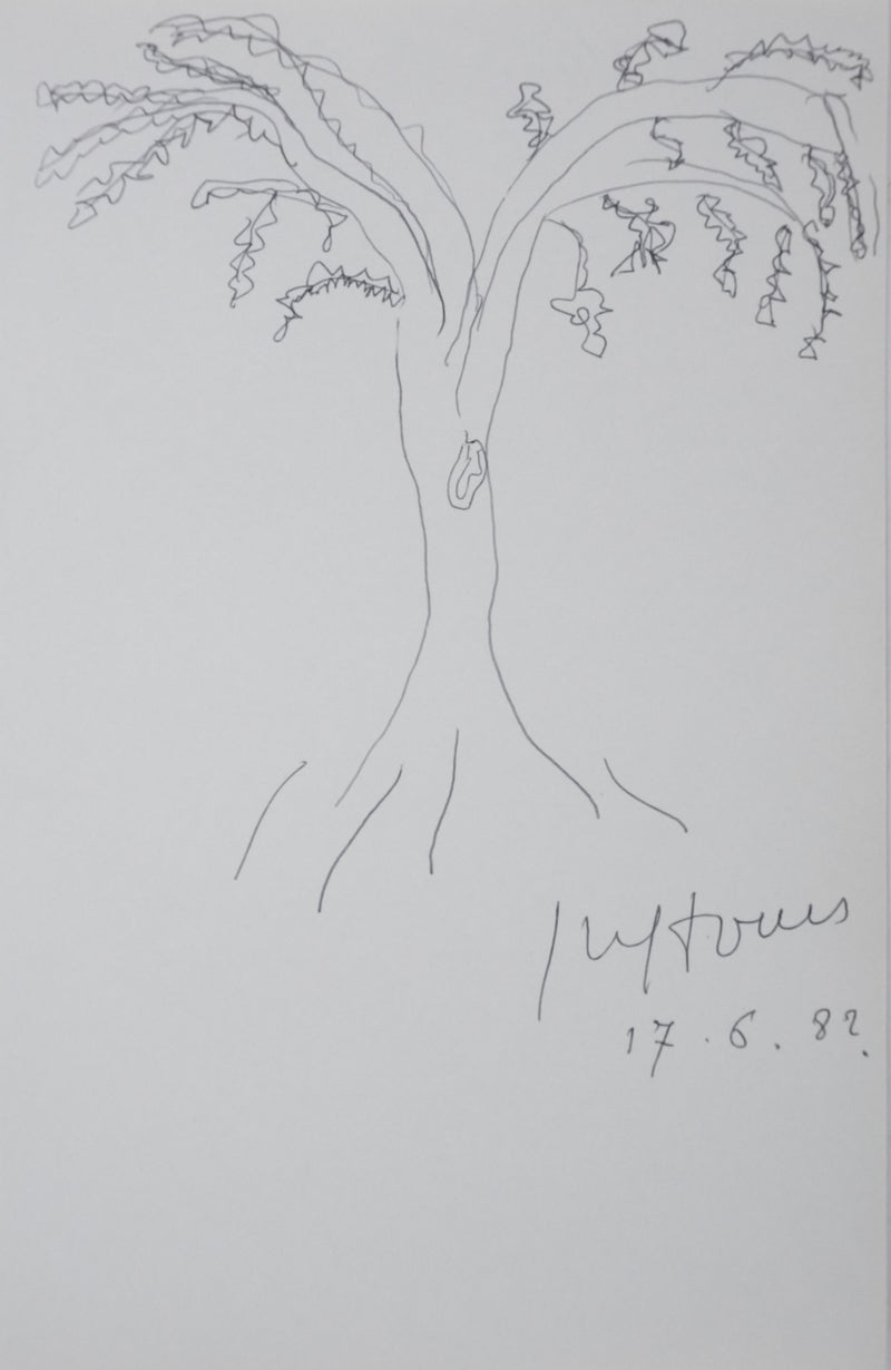 Autographe original de Madeleine HOURS (vue générale) - Crédit photo : Galerie Art.Paris