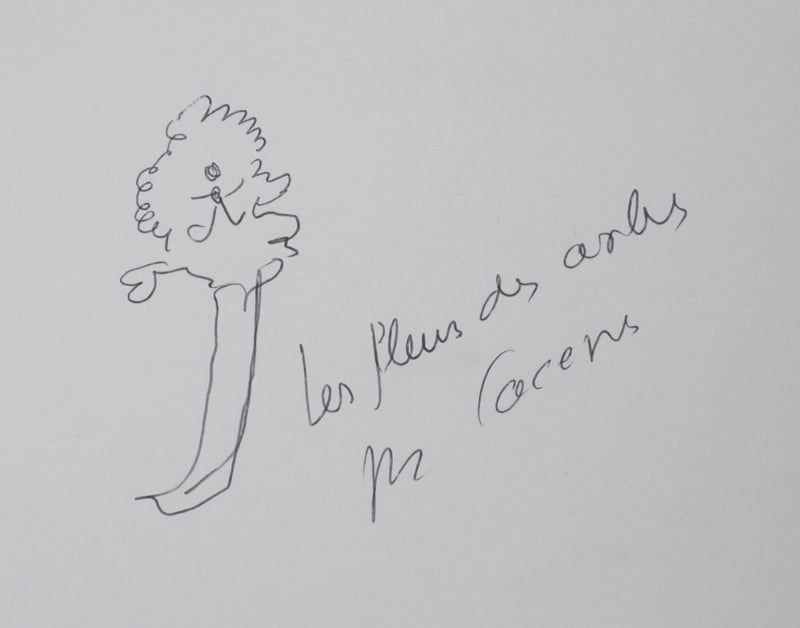 Autographe original de Benigno CACERES (vue générale) - Crédit photo : Galerie Art.Paris