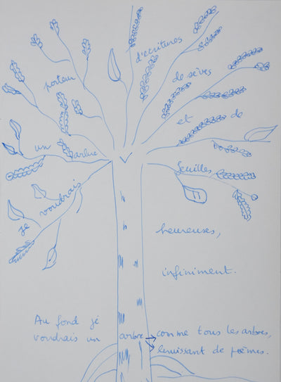 Autographe original de Olympia ALBERTI (photo de détail 3) - Crédit photo : Galerie Art.Paris