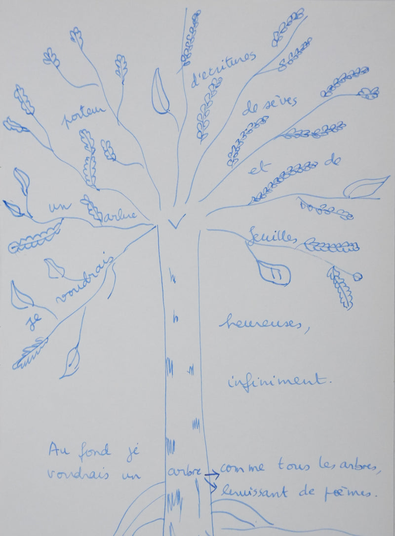 Autographe original de Olympia ALBERTI (photo de détail 3) - Crédit photo : Galerie Art.Paris