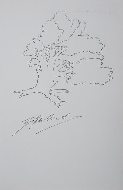 Autographe original de Bernard VUILLET (vue générale) - Crédit photo : Galerie Art.Paris