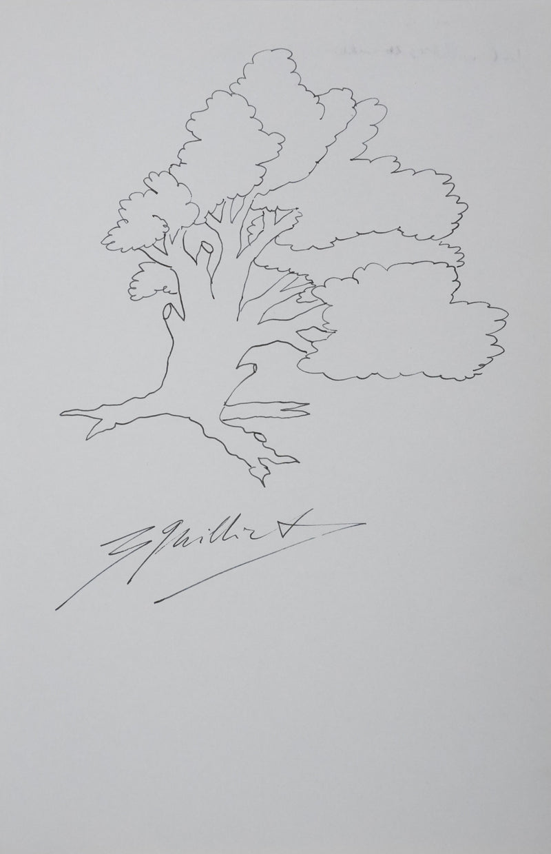 Autographe original de Bernard VUILLET (vue générale) - Crédit photo : Galerie Art.Paris