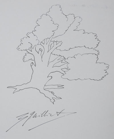 Autographe original de Bernard VUILLET (photo de détail 3) - Crédit photo : Galerie Art.Paris