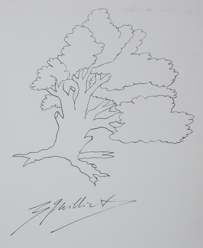 Autographe original de Bernard VUILLET (photo de détail 3) - Crédit photo : Galerie Art.Paris