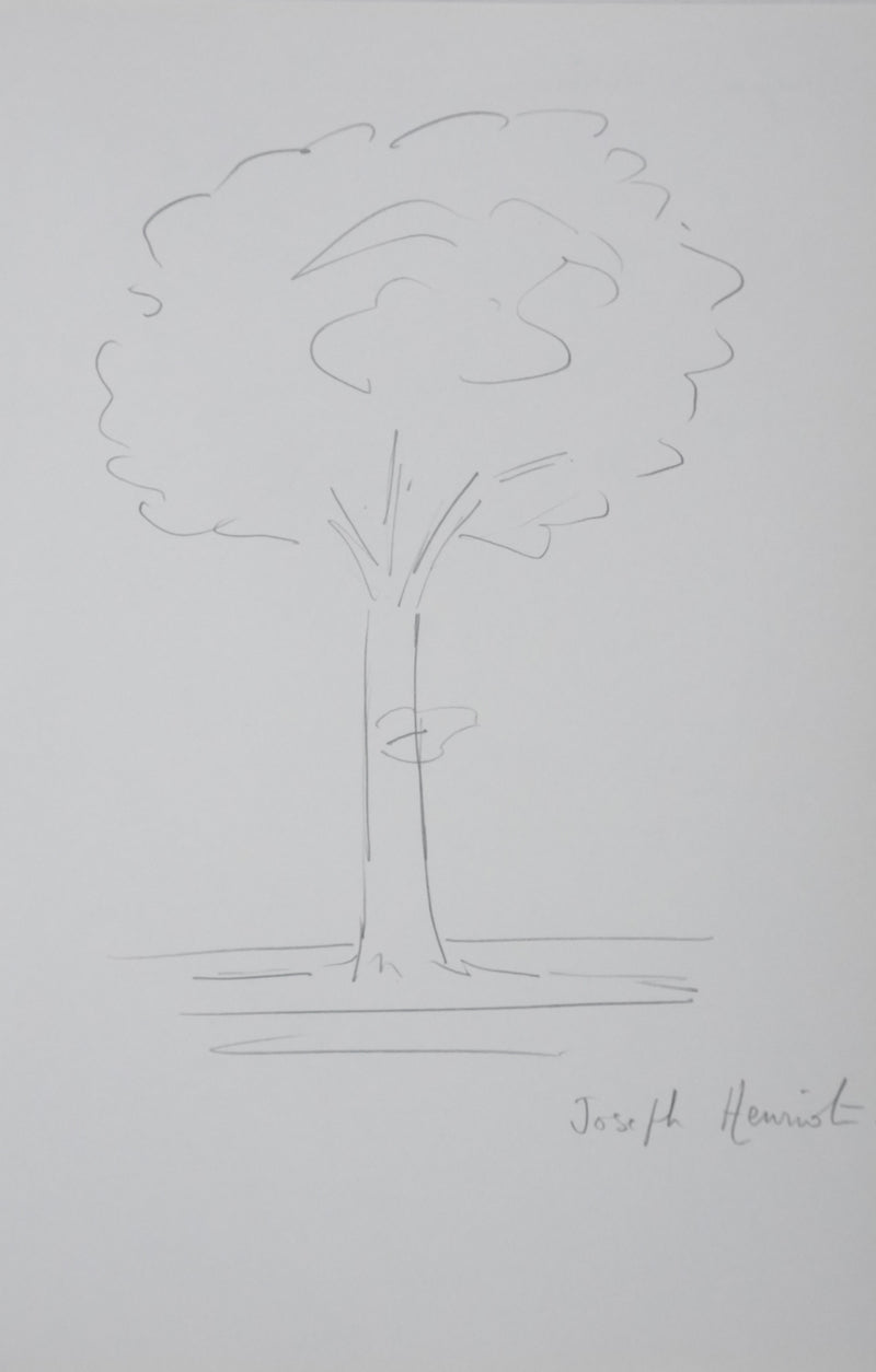 Autographe original de Joseph HENRIOT (vue générale) - Crédit photo : Galerie Art.Paris