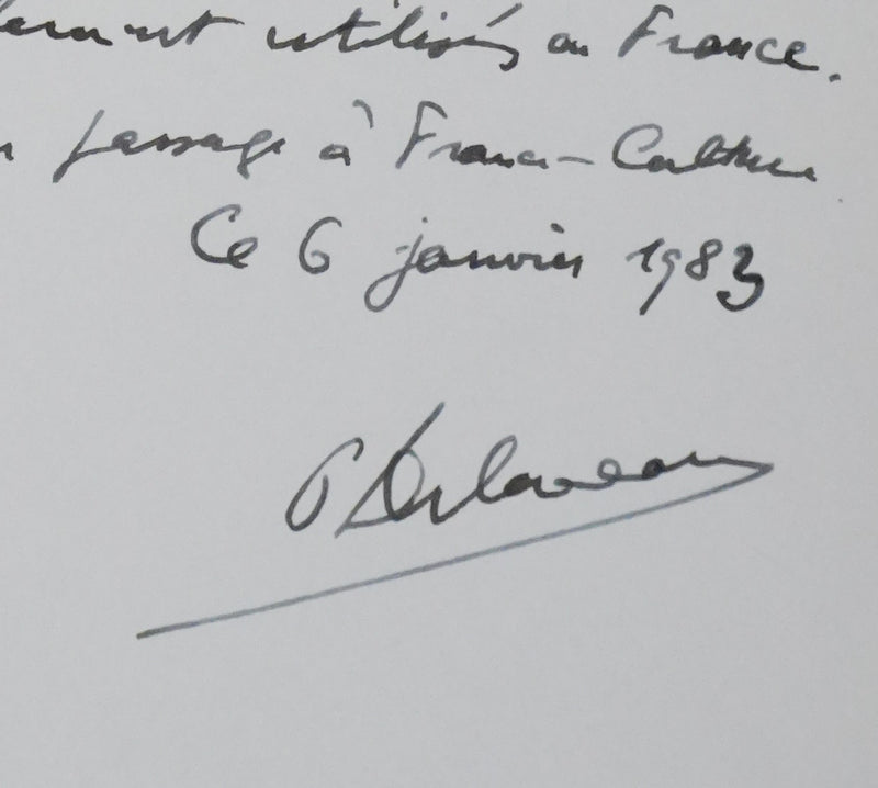 Autographe original de Pierre DELAVEAU (photo de détail 2) - Crédit photo : Galerie Art.Paris