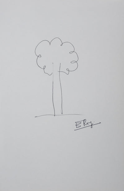 Autographe original de Edouard ROY (vue générale) - Crédit photo : Galerie Art.Paris