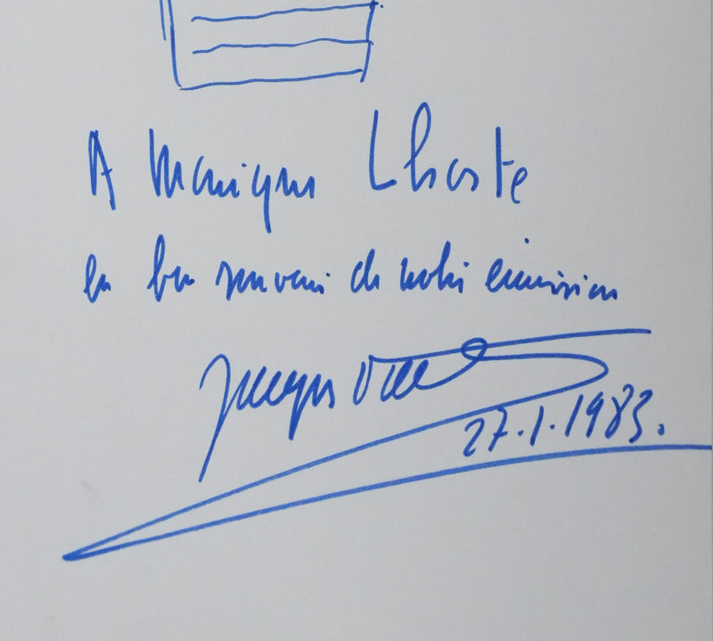 Autographe original de Jacques VILLEMINOT (photo de détail 2) - Crédit photo : Galerie Art.Paris