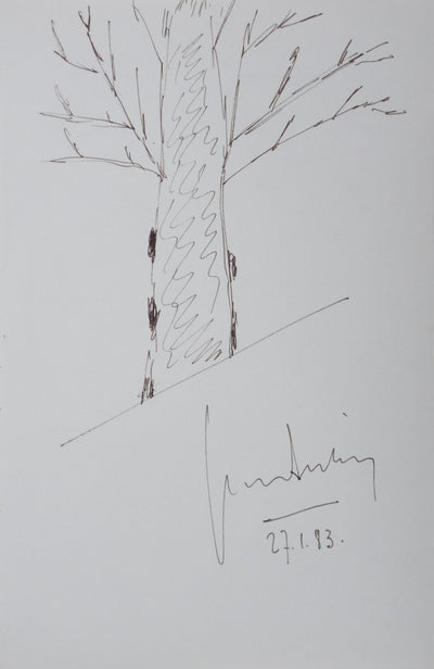 Autographe original de Jean AUTIN (vue générale) - Crédit photo : Galerie Art.Paris