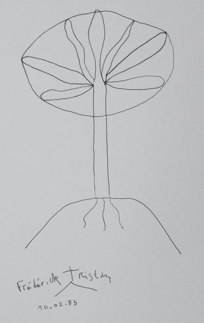 Autographe original de Frédérick TRISTAN (photo de détail 3) - Crédit photo : Galerie Art.Paris