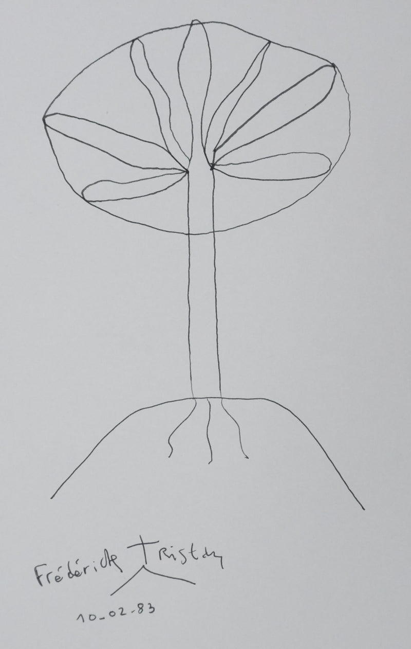 Autographe original de Frédérick TRISTAN (photo de détail 3) - Crédit photo : Galerie Art.Paris