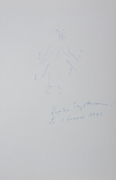 Autographe original de Florence TRYSTRAM (photo de détail 2) - Crédit photo : Galerie Art.Paris