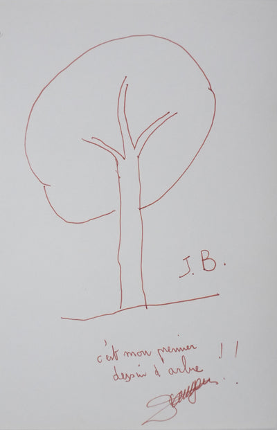 Autographe original de Jacques BOURGEOIS (vue générale) - Crédit photo : Galerie Art.Paris