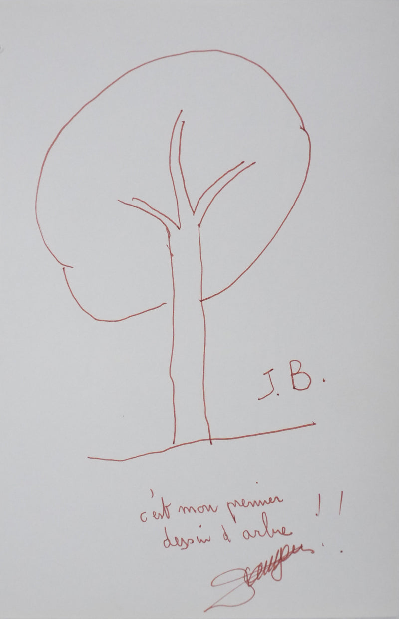 Autographe original de Jacques BOURGEOIS (vue générale) - Crédit photo : Galerie Art.Paris