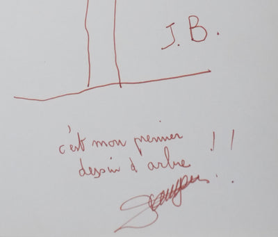 Autographe original de Jacques BOURGEOIS (photo de détail 2) - Crédit photo : Galerie Art.Paris