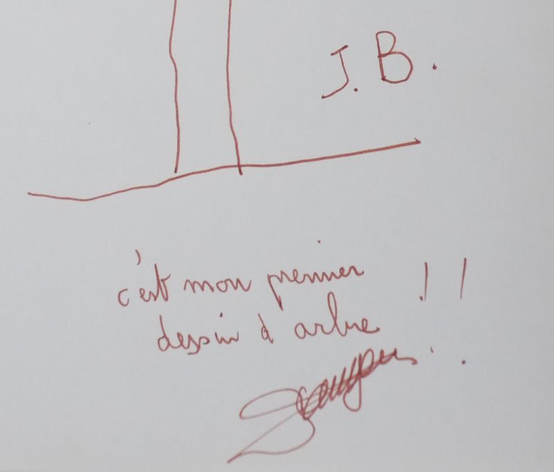 Autographe original de Jacques BOURGEOIS (photo de détail 2) - Crédit photo : Galerie Art.Paris