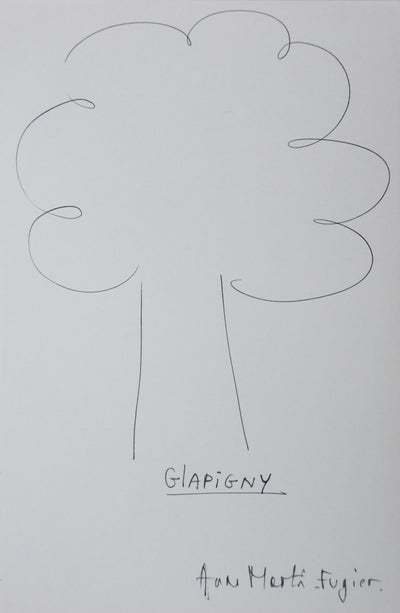 Autographe original de Anne MARTIN-FUGIER (vue générale) - Crédit photo : Galerie Art.Paris