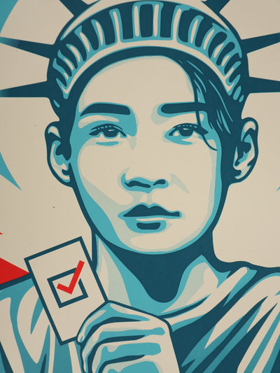 Thomas WIMBERLY : Your Vote Is Power, Sérigraphie originale signée