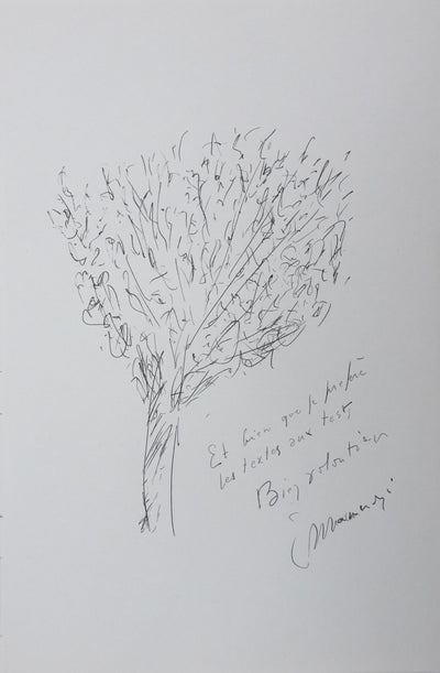 Autographe original de Eugène MANNONI (vue générale) - Crédit photo : Galerie Art.Paris