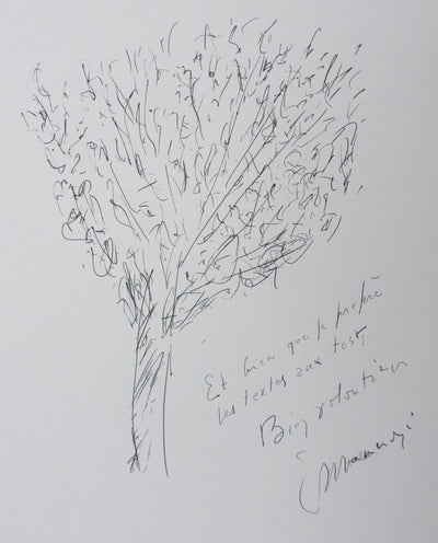 Autographe original de Eugène MANNONI (photo de détail 3) - Crédit photo : Galerie Art.Paris