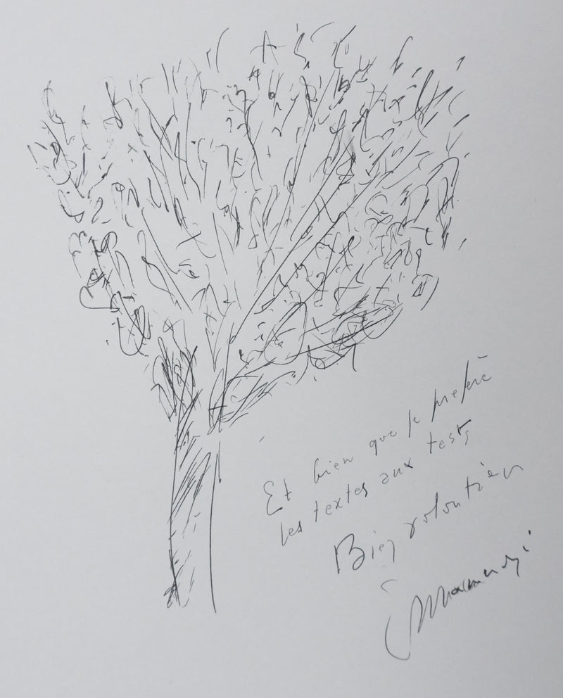 Autographe original de Eugène MANNONI (photo de détail 3) - Crédit photo : Galerie Art.Paris