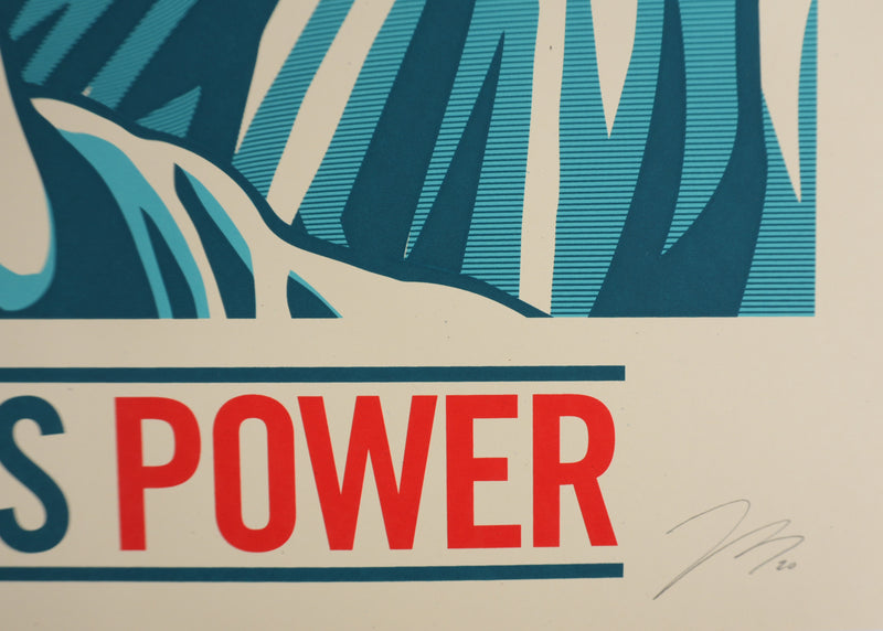 Thomas WIMBERLY : Your Vote Is Power, Sérigraphie originale signée