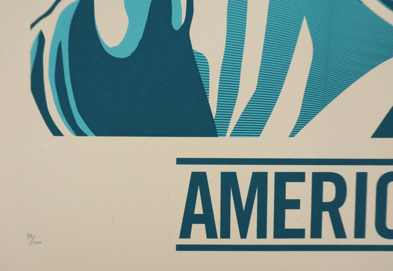 Thomas WIMBERLY : America for All, Sérigraphie originale signée