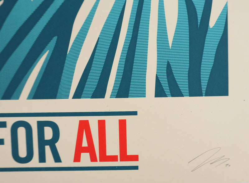 Thomas WIMBERLY : America for All, Sérigraphie originale signée