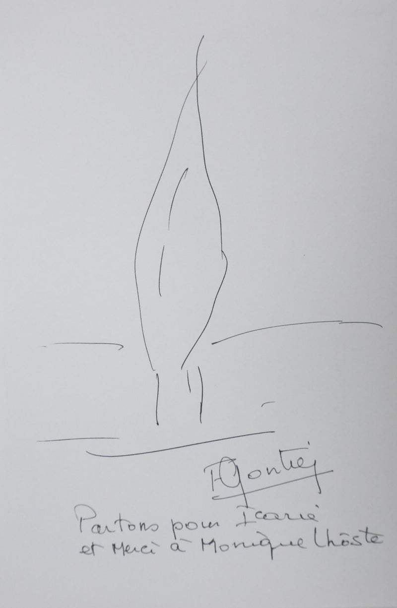 Autographe original de Françoise GONTIER (vue générale) - Crédit photo : Galerie Art.Paris