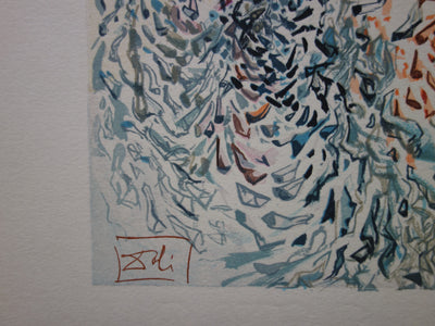 Salvador DALI : Opposition, Bois gravé original signé