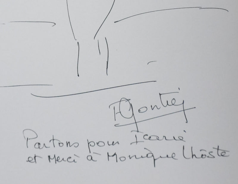 Autographe original de Françoise GONTIER (photo de détail 2) - Crédit photo : Galerie Art.Paris