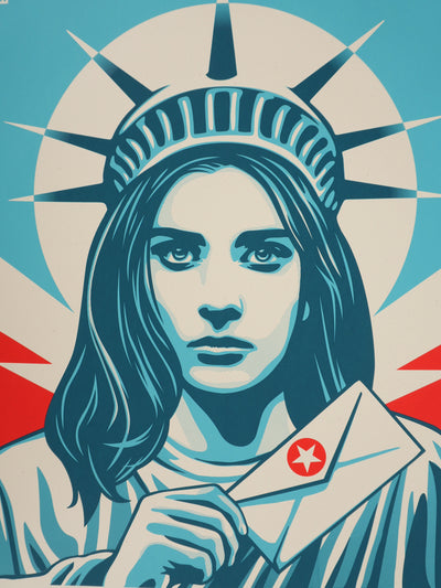 Thomas WIMBERLY : Be the Vote, Sérigraphie originale signée