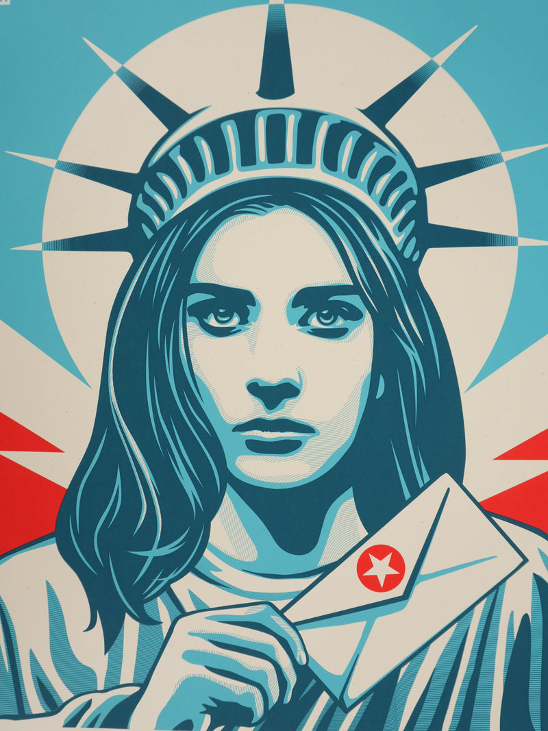Thomas WIMBERLY : Be the Vote, Sérigraphie originale signée