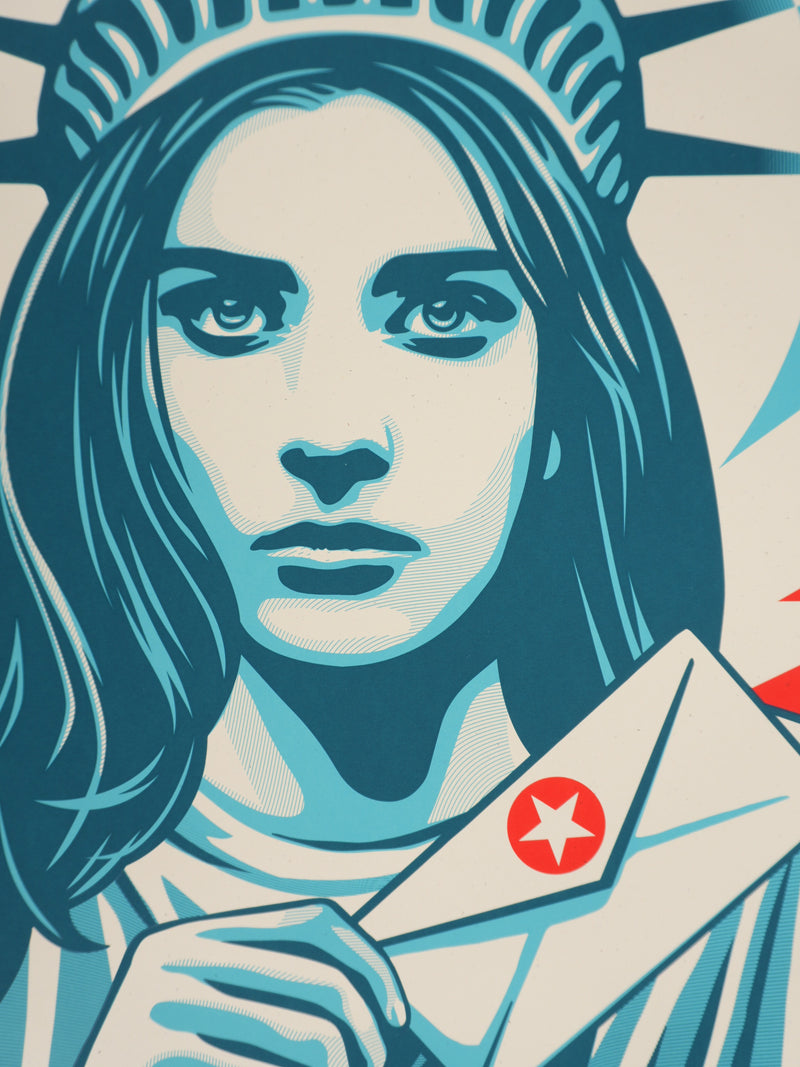 Thomas WIMBERLY : Be the Vote, Sérigraphie originale signée