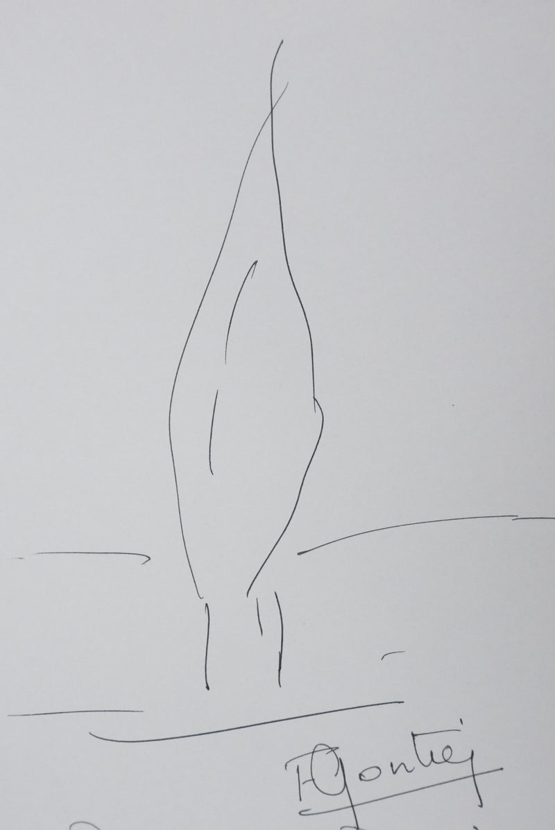 Autographe original de Françoise GONTIER (photo de détail 3) - Crédit photo : Galerie Art.Paris