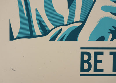 Thomas WIMBERLY : Be the Vote, Sérigraphie originale signée