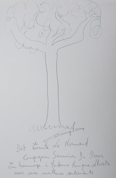 Autographe original de Émile LANGLOIS (vue générale) - Crédit photo : Galerie Art.Paris