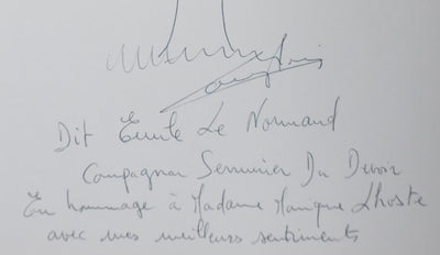 Autographe original de Émile LANGLOIS (photo de détail 2) - Crédit photo : Galerie Art.Paris