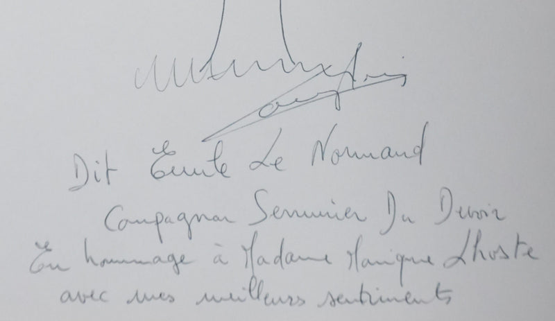 Autographe original de Émile LANGLOIS (photo de détail 2) - Crédit photo : Galerie Art.Paris