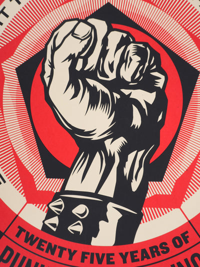 Shepard FAIREY (Obey) : Punk Rock Bowling, Sérigraphie originale signée