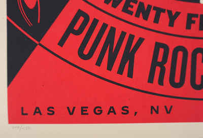 Shepard FAIREY (Obey) : Punk Rock Bowling, Sérigraphie originale signée